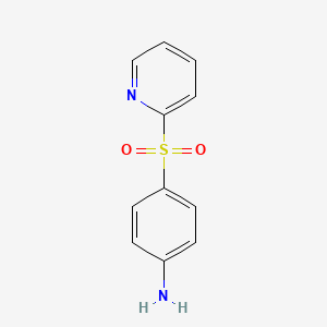 molecular formula C11H10N2O2S B8428049 4-(2-Pyridylsulfonyl)aniline 