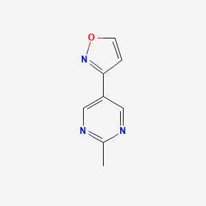 2-Methyl-5-isoxazol-3-yl-pyrimidine