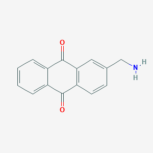 molecular formula C15H11NO2 B8428076 2-Aminomethylanthraquinone 