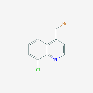 molecular formula C10H7BrClN B8428177 4-Bromomethyl-8-chloroquinoline 