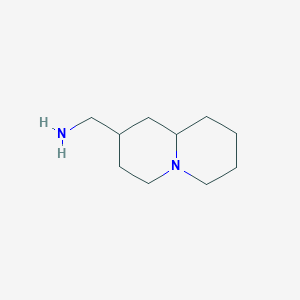 B8428209 Quinolizidin-2-ylmethylamine CAS No. 152812-43-6