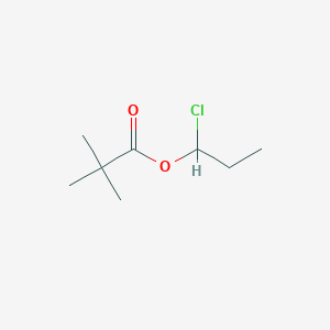 molecular formula C8H15ClO2 B8428212 1-Chloropropyl trimethylacetate 