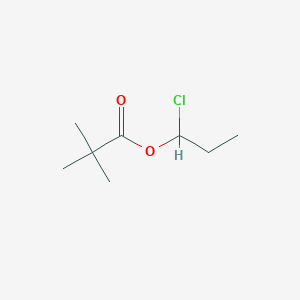 molecular formula C8H15ClO2 B8428212 1-Chloropropyl pivalate 