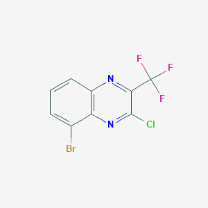 Quinoxaline, 5-bromo-3-chloro-2-(trifluoromethyl)-