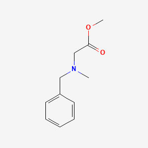 molecular formula C11H15NO2 B8428245 (Benzyl-methyl-amino)-acetic acid methyl ester 