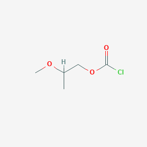 molecular formula C5H9ClO3 B8428268 2-Methoxypropyl chloroformate 