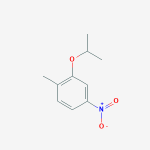molecular formula C10H13NO3 B8428409 1-(1-Methylethoxy)-2-methyl-5-nitrobenzene 