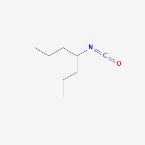 molecular formula C8H15NO B8428465 4-Isocyanatoheptane CAS No. 134784-57-9