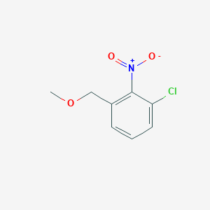 molecular formula C8H8ClNO3 B8428521 1-Chloro-3-(methoxymethyl)-2-nitrobenzene 