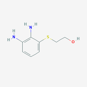 molecular formula C8H12N2OS B8428564 2-(2,3-Diamino-phenylsulfanyl)-ethanol 