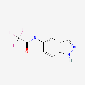 Acetamide, 2,2,2-trifluoro-N-1H-indazol-5-yl-N-methyl-