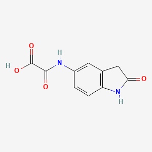 molecular formula C10H8N2O4 B8428698 N-(2-oxo-2,3-dihydro-1H-indol-5-yl)-oxalamic acid 