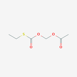 molecular formula C6H10O4S B8428718 Carbonothioic acid, O-[(acetyloxy)methyl] S-ethyl ester 