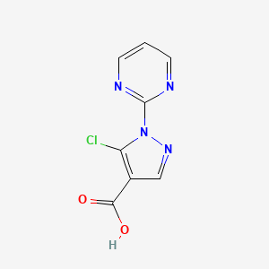5-Chloro-1-pyrimidin-2-yl-1H-pyrazole-4-carboxylic acid