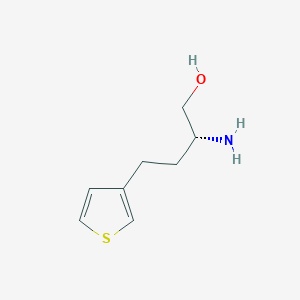 molecular formula C8H13NOS B8428739 (2R)-2-amino-4-(3-thienyl)-1-butanol 