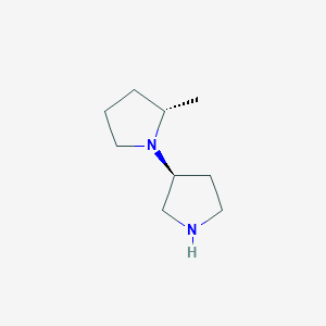 molecular formula C9H18N2 B8428776 (2S,3'S)-2-Methyl-[1,3]bipyrrolidinyl 