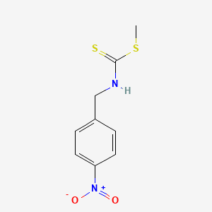 molecular formula C9H10N2O2S2 B8428801 methyl N-(4-nitrobenzyl)dithiocarbamate 