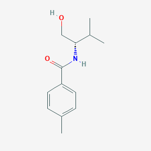 molecular formula C13H19NO2 B8428867 N-p-toluoyl valinol 