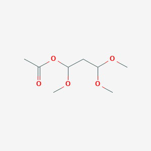 molecular formula C8H16O5 B8428887 1,3,3-trimethoxypropyl Acetate 