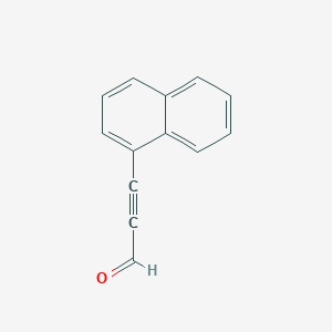 molecular formula C13H8O B8428906 Naphthalen-1-yl-propynal CAS No. 16176-23-1