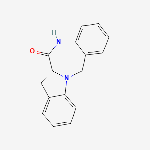 molecular formula C16H12N2O B8428932 6H-indolo<2,1-c><1,4>benzodiazepin-12(11H)-one 