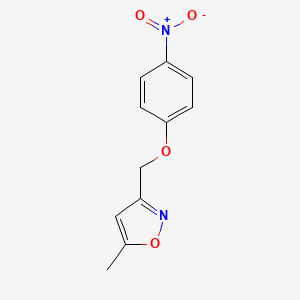 5-Methyl-3-(4-nitrophenoxymethyl)isoxazole