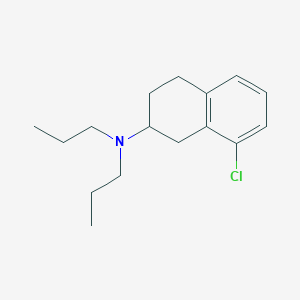 molecular formula C16H24ClN B8429217 2-Di-n-propylamino-8-chloro-1,2,3,4-tetrahydronaphthalene 