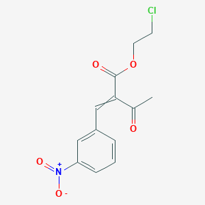 2-Chloroethyl 2-[(3-nitrophenyl)methylidene]-3-oxobutanoate