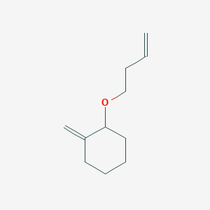 molecular formula C11H18O B8429322 1-(But-3-en-1-yloxy)-2-methylidenecyclohexane 