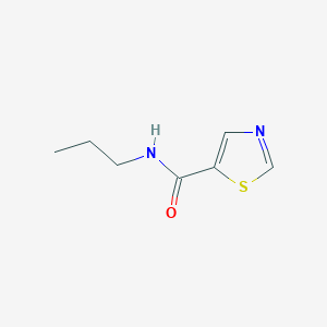 molecular formula C7H10N2OS B8429346 N-propylthiazole-5-carboxamide 