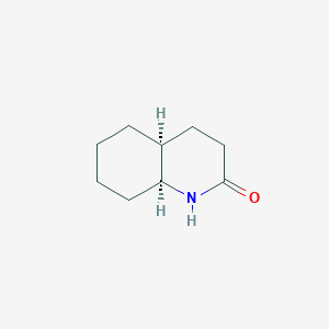 molecular formula C9H15NO B8429357 cis-Decahydro-2-quinolinone 