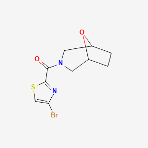 8-Oxa-3-azabicyclo[3.2.1]octan-3-yl(4-bromothiazol-2-yl)methanone