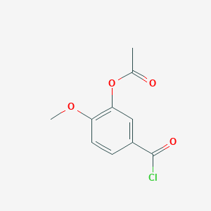 3-(Chlorocarbonyl)-6-methoxyphenyl acetate