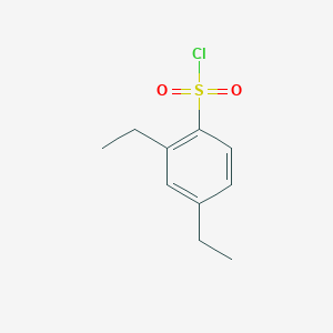 molecular formula C10H13ClO2S B8429538 2,4-Diethylphenylsulfonyl chloride 