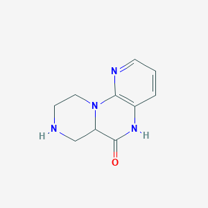 7,8,9,10-Tetrahydro-5H-pyrazino-[1,2-a]pyrido[3,2-e]pyrazin-6(6aH)-one