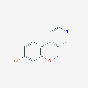 molecular formula C12H8BrNO B8429664 8-bromo-5H-chromeno[3,4-c]pyridine 