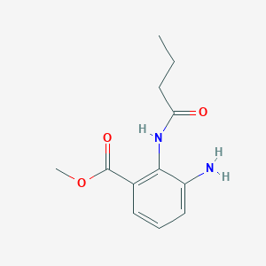Methyl 3-amino-2-butyramidobenzoate