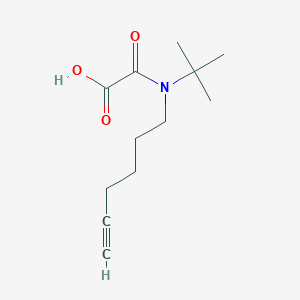 2-(Tert-butyl(hex-5-ynyl)amino)-2-oxoacetic acid