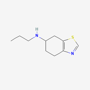 molecular formula C10H16N2S B8429933 N-Propyl-4,5,6,7-tetrahydrobenzothiazol-6-amine 