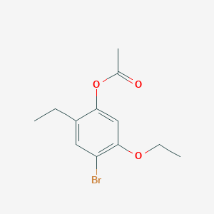 (4-bromo-5-ethoxy-2-ethylphenyl) acetate