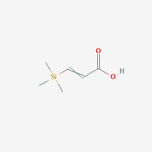 molecular formula C6H12O2Si B8430083 3-(Trimethylsilyl)prop-2-enoic acid CAS No. 88946-47-8