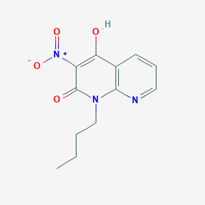 1-n-butyl-4-hydroxy-3-nitro-1,8-naphthyridin-2(1H)-one