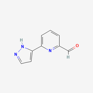 6-(1H-pyrazol-3-yl)pyridine-2-carboxaldehyde