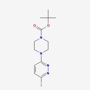molecular formula C13H19IN4O2 B8430275 Tert-butyl 4-(6-iodopyridazin-3-yl)piperazine-1-carboxylate 