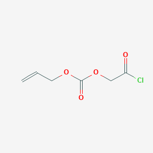 molecular formula C6H7ClO4 B8430562 2-(Allyloxycarbonyloxy)acetyl chloride 