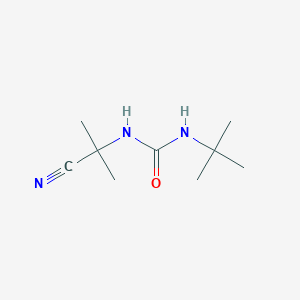 N-(1-cyano-1-methylethyl)-N'-(1,1-dimethylethyl)urea