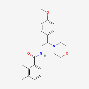 molecular formula C22H28N2O3 B8430580 N-[2-(4-Methoxy-phenyl)-2-morpholin-4-yl-ethyl]-2,3-dimethyl-benzamide 