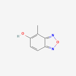 molecular formula C7H6N2O2 B8430603 4-Methyl-2,1,3-benzoxadiazol-5-ol 