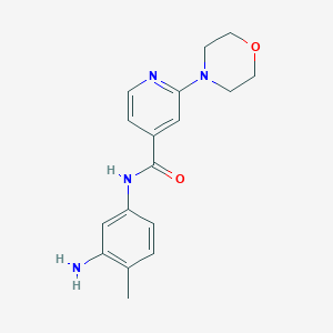 N-(3-amino-4-methylphenyl)-2-morpholinopyridine-4-carboxamide