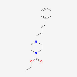 molecular formula C17H26N2O2 B8430716 1-Ethoxycarbonyl-4-(4-phenylbutyl)piperazine 